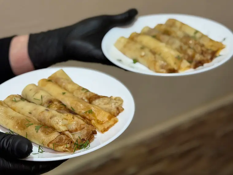 Поминальний обід місто суми блини з мясом